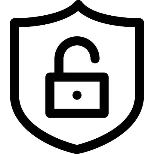 simple cyber security image icon